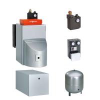 Viessmann Öl-Brennwert-Heizgerät Vitorondens 200-T BR2A 28,9 kW mit Mischer 200L Speicher-Wassererwärmer Vitocell 100-H CHA