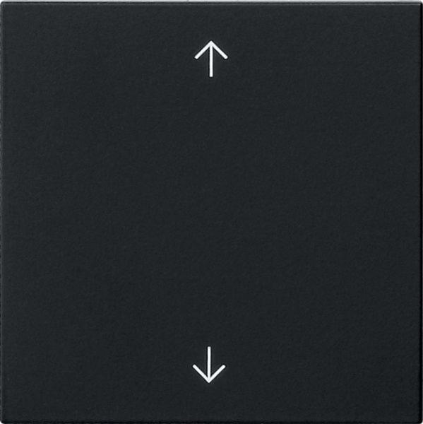 Gira Bedienelement 1-fach schwarz mit Abd mit System 3000 5361005 für Jalousieeins