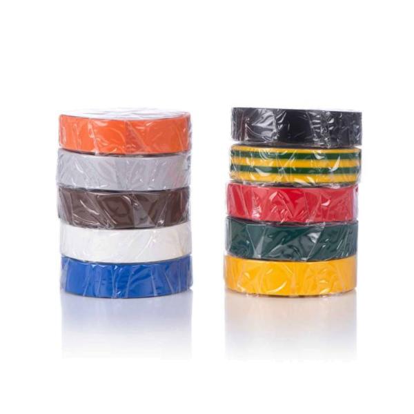 Hellermann PVC Isolierband-Set HelaTape Flex 15 mm x 10 m in 10 verschiedenen Farben von Selfio