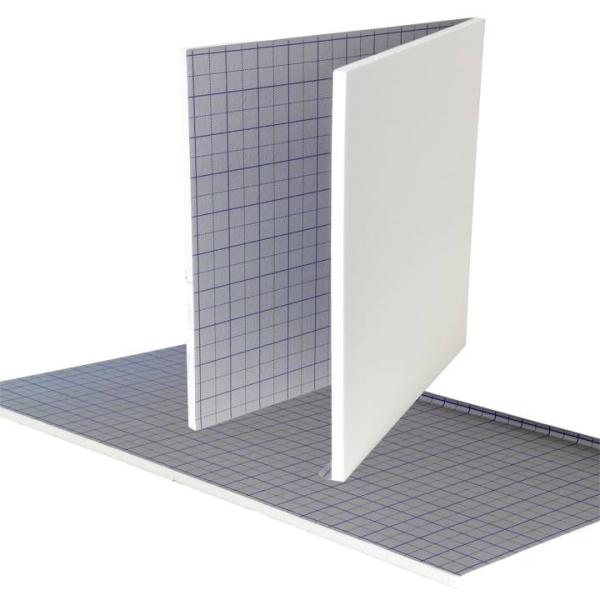 Fußbodenheizung 40 mm Tackersystem Tackerplatte Faltplatte 40-3 WLG 045 10 m²