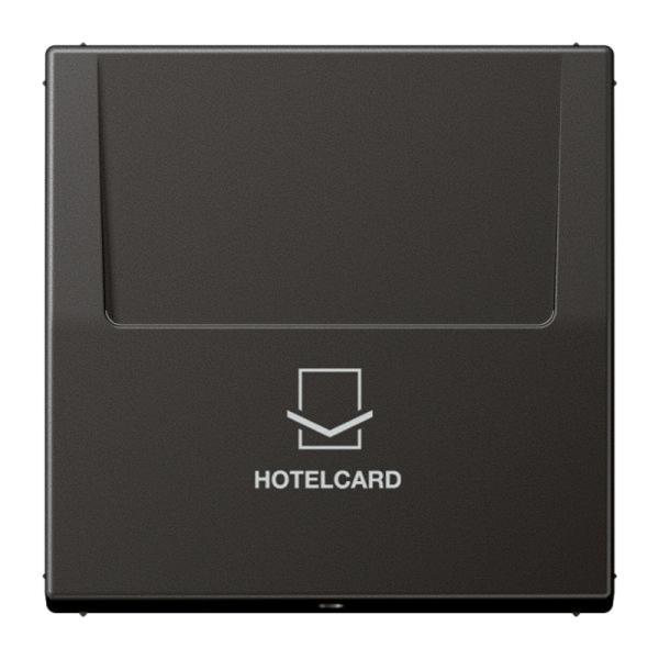 Jung Hotelcard Schalter anthrazit mit LS AL 2990 CARD AN