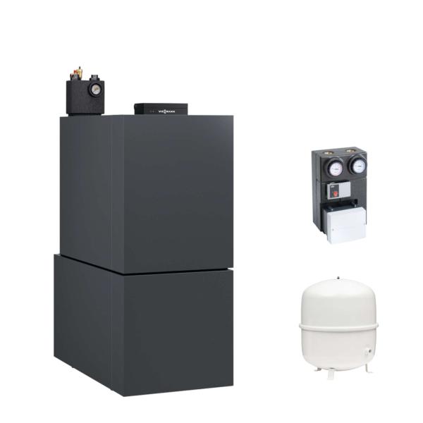 Viessmann Öl-Brennwert-Heizgerät Vitoladens 300-C J3RB 19 kW mit Mischer Warmwasserspeicher Vitocell 300-H EHAA 160L