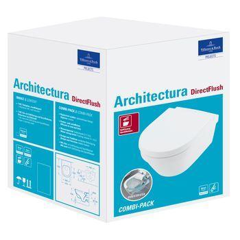 Villeroy & Boch Combi-Pack Architectura 4694HR Weiß Alpin
