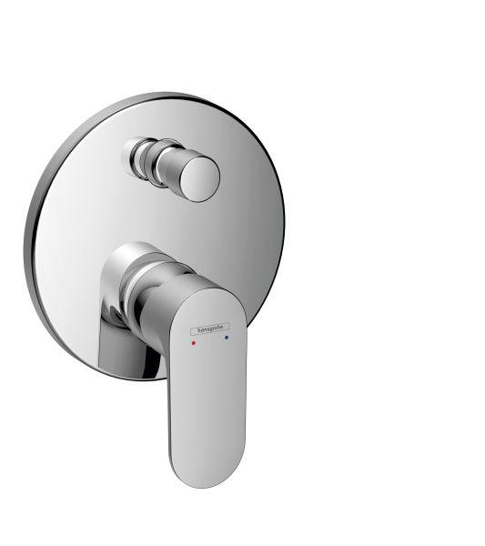 hansgrohe Wannenmischer Unterputz Rebris Fertigset chrom