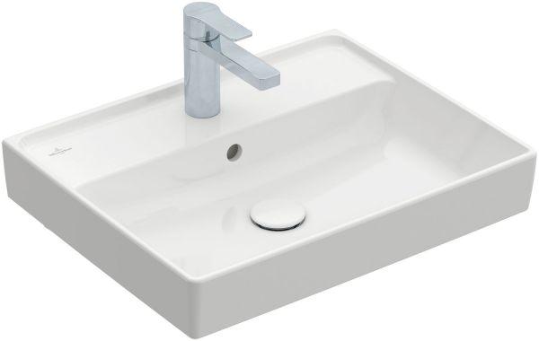 Villeroy & Boch Waschbecken Collaro 4A3358 550x Rechteck weiß Alpin CeramicPlus