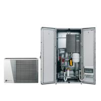 ThermCube Hybrid All-in-One Luft-Wasser Wärmepumpen System linke Ausführung | Wandkonsole