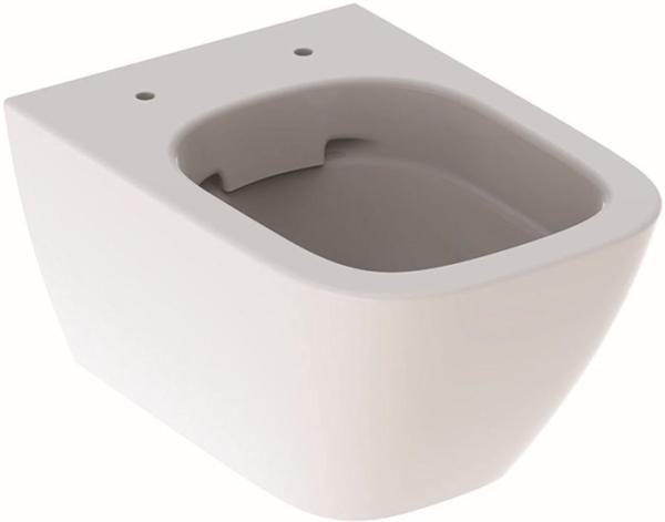 Geberit Smyle Square WWC Tiefspüler Rimfree, Ausld. 49cm, weiß