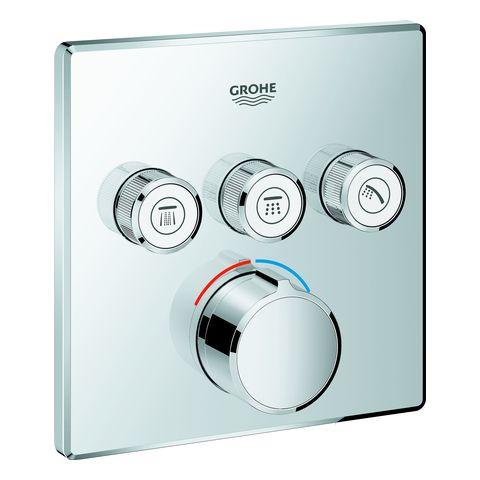 GROHE Unterputzmischer SmartControl 29149 eckig FMS 3 Absperrventile chrom