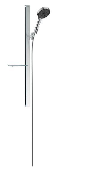 hansgrohe Brausenset Rainfinity 130 3jet Unica E 900 mm chrom mit Ablage