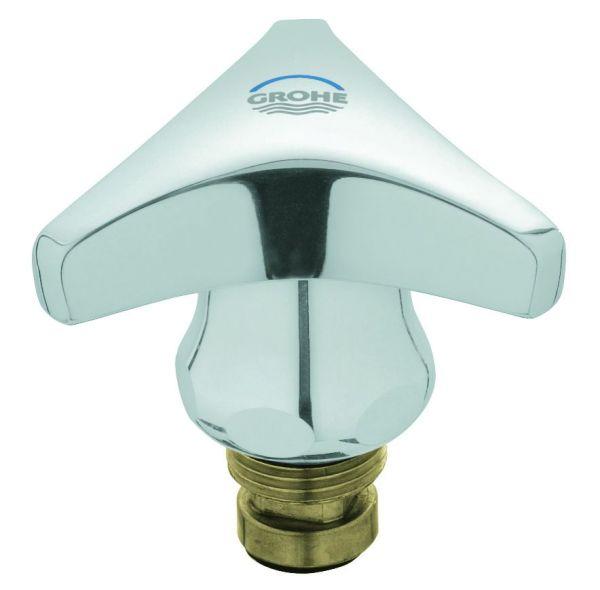 GROHE Oberteil 45966 mit Trecorn Griff Markierung blau 3/8 Zoll chrom