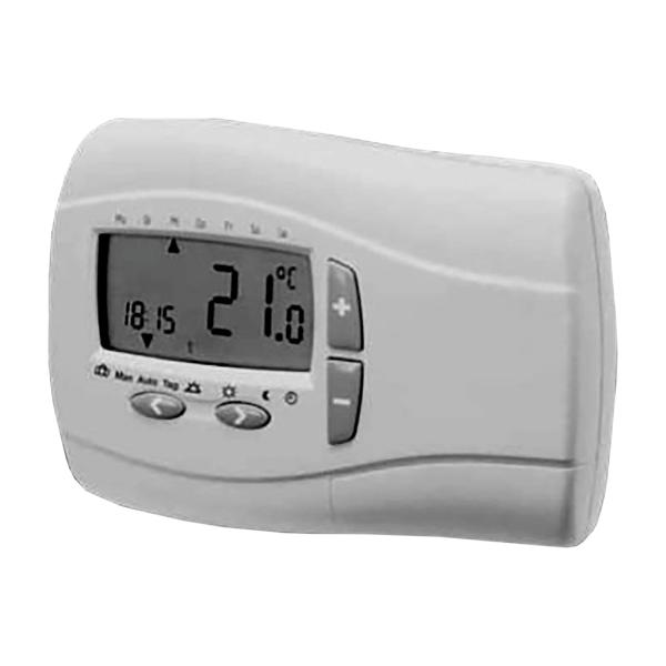 Buderus Logafloor Funk-Uhrenraumthermostat FRTU mit digitaler Anzeige