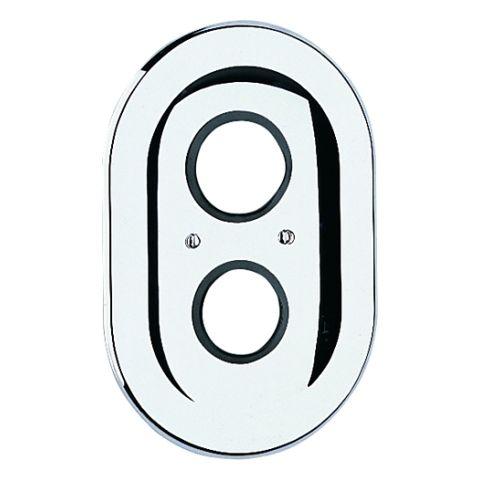 GROHE Rosette oval 47188 225x150 für Automatic 2000 Sentosa alt chrom