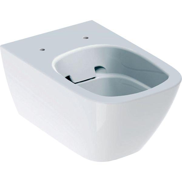 Geberit Smyle Square Wand-WC Tiefspüler geschlossene Form, Rimfree, weiß