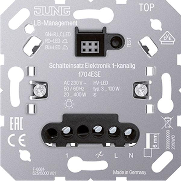 Jung Relais-Einsatz 16A uni 0-400W 1704 ESE NSTeing für Taste