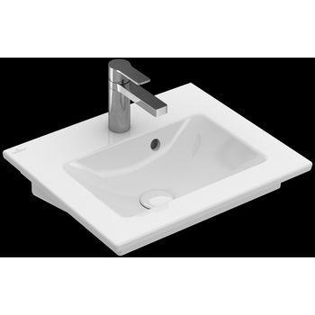 Villeroy & Boch Handwaschbecken Venticello 4124 500x420mm Rechteck Weiß Alpin