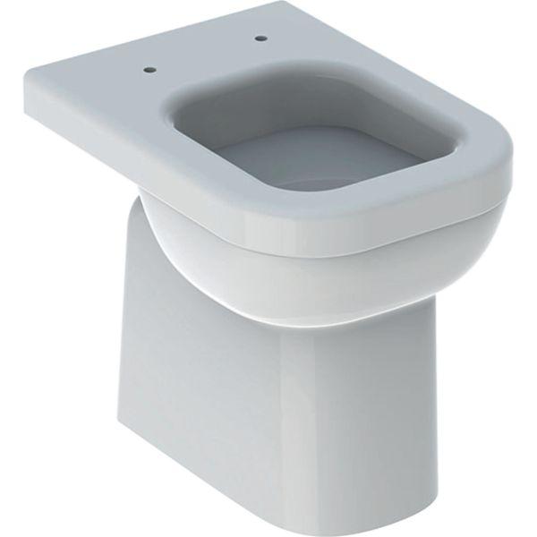 Geberit Renova Comfort Square Stand-WC Tiefspüler/erhöht, teilgeschl. Form weiß