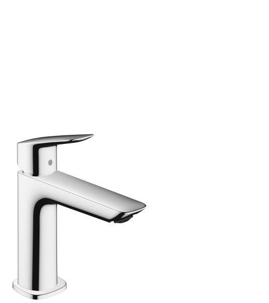 hansgrohe Waschtischmischer 110 Logis Fi mit Zugstangen-Ablaufgarnitur chrom