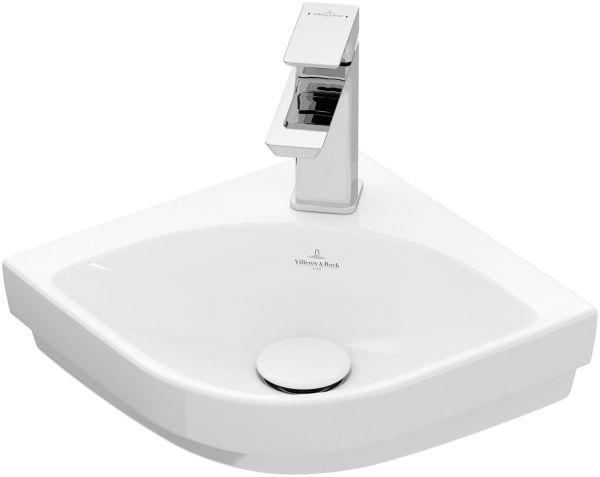 Villeroy & Boch Eck-Handwaschbecken Subway 3 0 320x320 mm VK 1HL o ÜL weiß Alpin