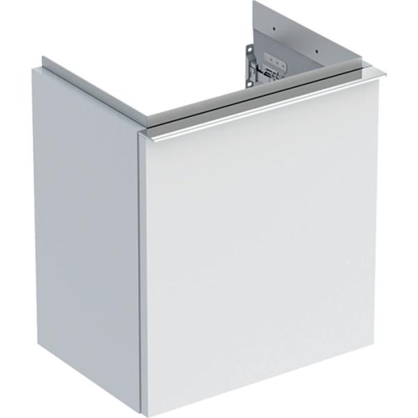 Geberit iCon Unterschrank für HWB, 1 Tür 37x41,5x27,9cm, weiß hgl./Gr. chrom