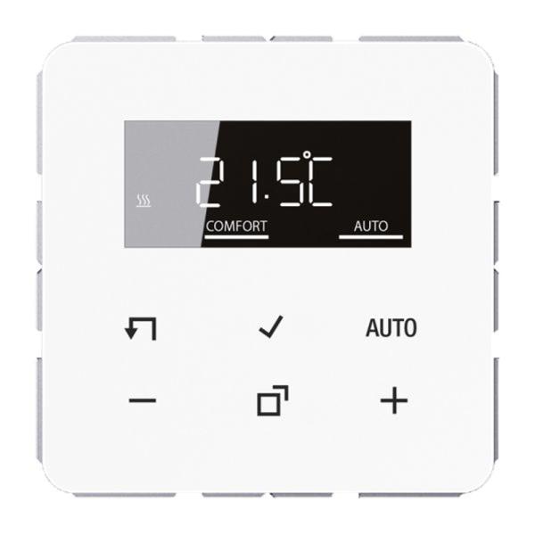 Jung Raumthermostat 230V 16A Wechsler CD TR D 1790 WW IP20 mit Display