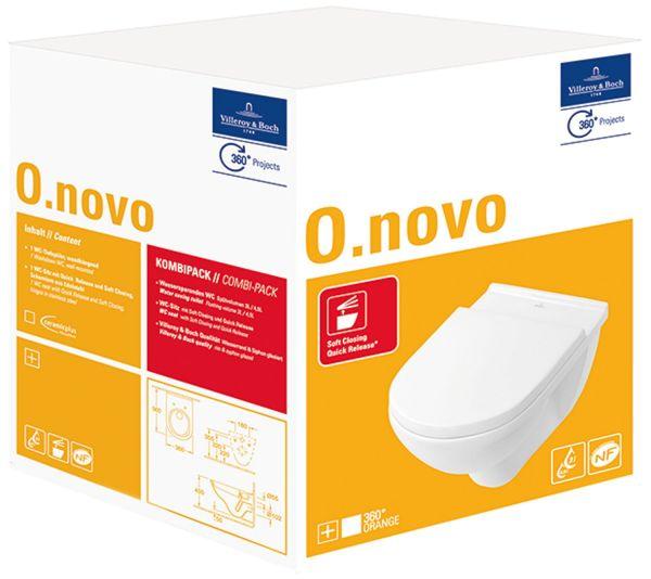 Villeroy & Boch Combi-Pack O.novo 5660H1 Oval W Alpin