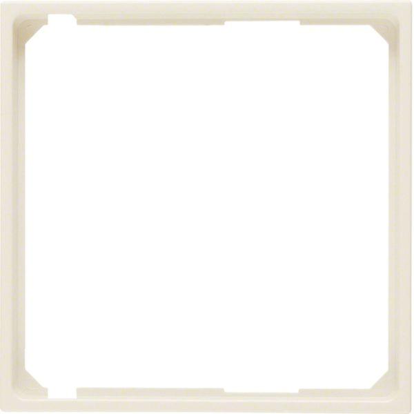 Berker 11098982 Zwischenring für Zentralplatte S.1/B.3/B.7 weiß, glänzend