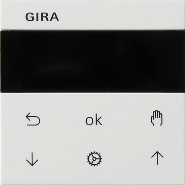 Gira Jalousie-Schaltuhr UP reinweiß glänzend W System 3000 536603 int.Zeitschaltuhr