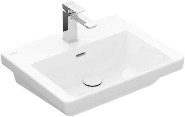 Villeroy & Boch Waschbecken Subway 3.0 55 550x440mm Rechteck 1HL. mit Überlauf Wei