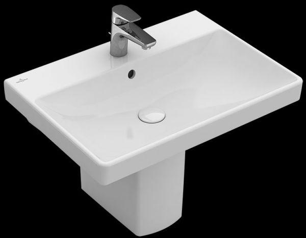 Villeroy & Boch Waschbecken Avento 415860 600x4 Rechteck Weiß Alpin CeramicPlus