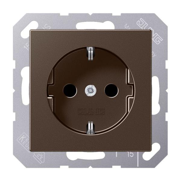 Jung Steckdose 1-fach mokka UP IP20 A 1520 MO