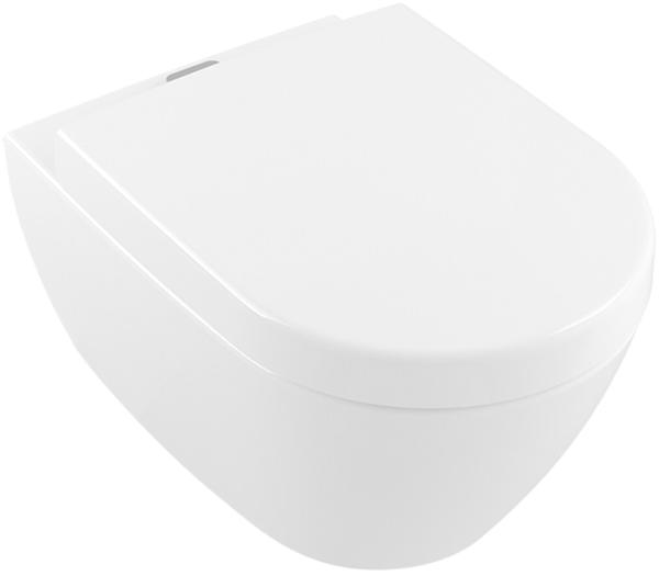 Villeroy & Boch Tiefspül-WC spülrandlos Subway 5614A1 370x560mm Oval Weiß Alpin