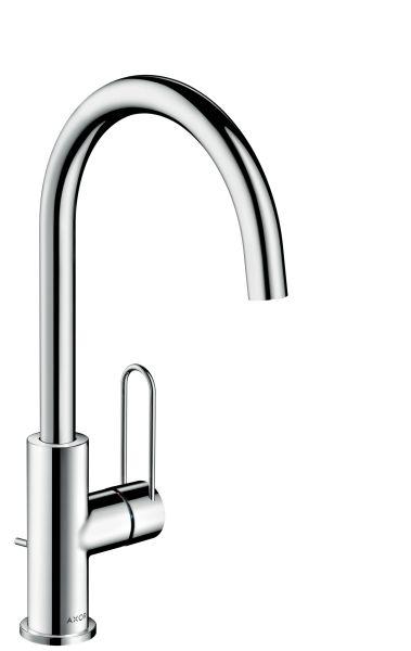 hansgrohe Waschtischmischer 240 Axor Uno Schwenkauslauf Bügelgriff chrom