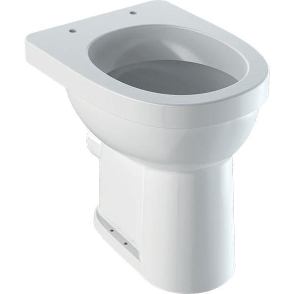 GEBERIT Renova Comfort Stand-WC Flachspü erhöht/barrierefrei, Abgang horiz., weiß