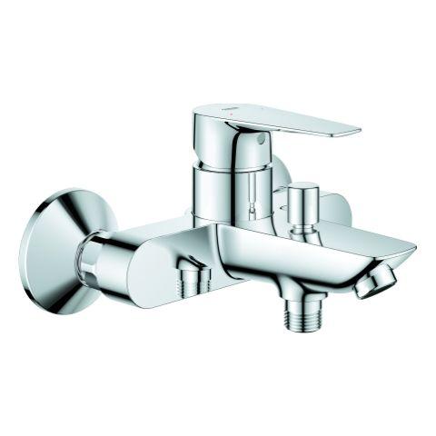 GROHE Einhebel-Wannenbatterie BauEdge 23 Wandmontage eigensicher chrom