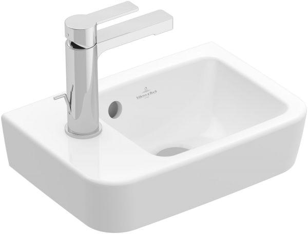 Villeroy & Boch Handwaschbecken Compact O novo 360x250 mm Eckig weiß Alpin