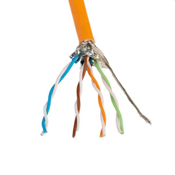 ACOME Installationskabel TN-7000-2 Kat.7 orange 8P S/FTP AWG23 50 Meter