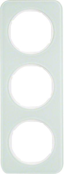 Berker 10132109 Rahmen 3fach R.1 Glas, polarweiß