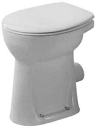 Stand-WC Duraplus Sudan 465 mm + 100 mm, Abg.waagrecht, weiß