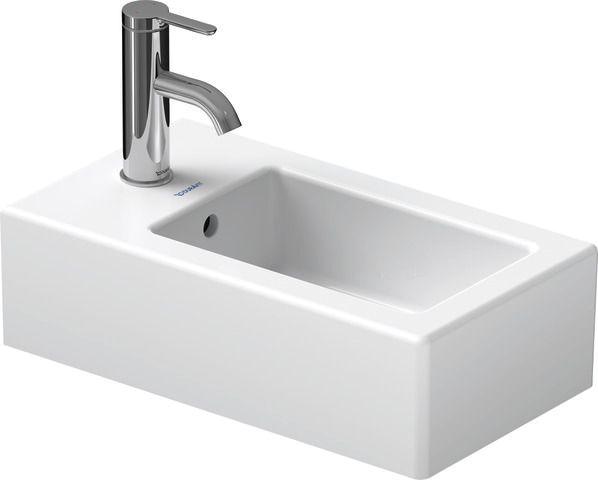 Handwaschbecken Vero 250 mm mit ÜL, mit HLB, 1 HL, weiß