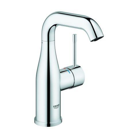 GROHE Einhand-WT-Batterie Essence 24176_ M-Size U-Auslauf glatter Körper chrom