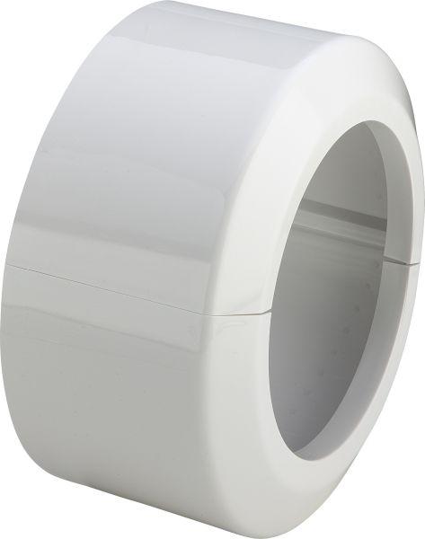 Viega Klapprosette 110 mm Durchmesser Hoehe 90 mm PVC weiß