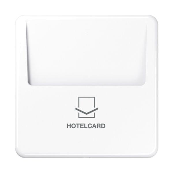 Jung Hotelcard Schalter alpinweiß glänzend CD 590 CARD WW