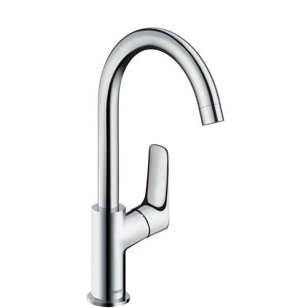 hansgrohe Waschtischmischer 210 Logis chrom mit Schwenkauslauf