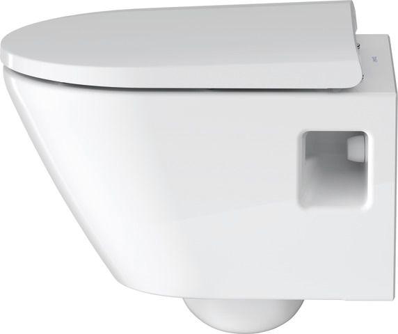 Duravit Wand-WC-Set compact 480 mm D-Neo rimless TS WC-Sitz m Absenkautom