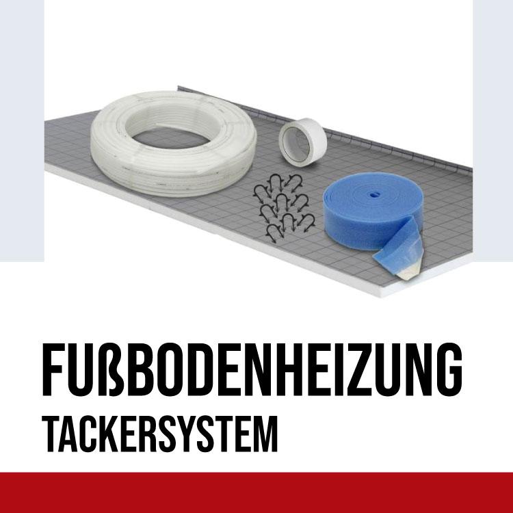 Fußbodenheizung Tackersystem