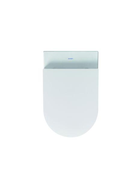 Duravit Wand-WC-Set 570mm ME by Starck,H Flush,Weiß HYG,riml.,TS,WC-Sitz
