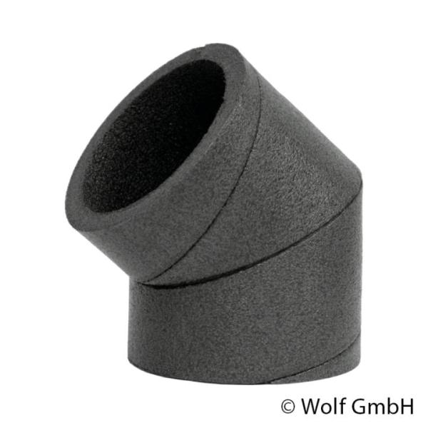 Wolf ISO-Rohrsystem Bogen 45 Grad DN 180 2576014 | Selfio