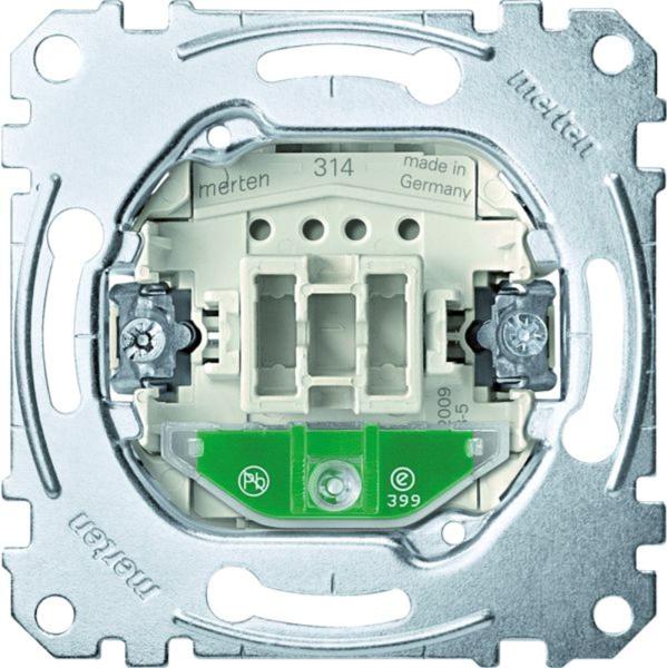 Merten Wipptaster-Modul 1S UP IP20 mit Bel QuickFlex MEG3160-0000