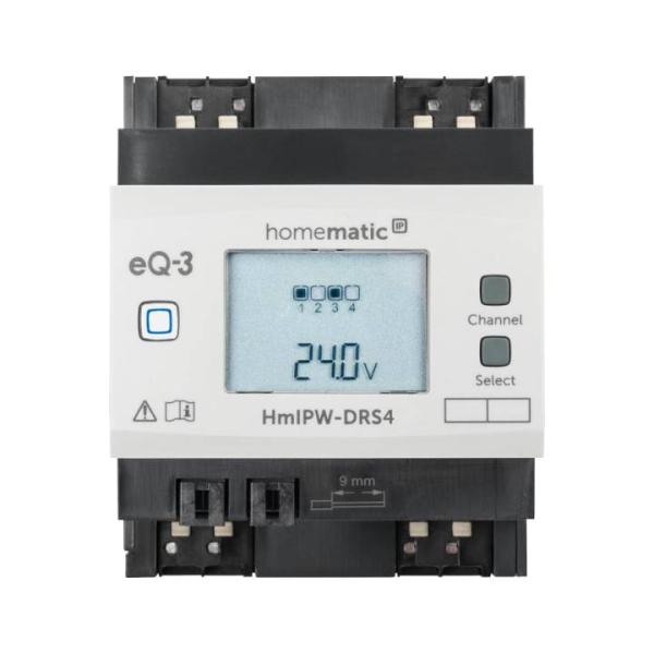 Homematic IP Wired Smart Home Schaltaktor HmIPW-DRS4 - 4-fach