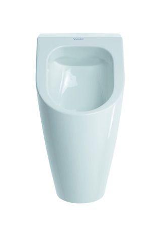 Duravit Urinal ME by Starck Zulauf v hinten rimless ohne Fliege weiß